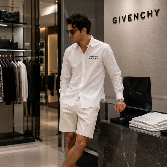 Givenchy Cotton Shirt Poplin — White