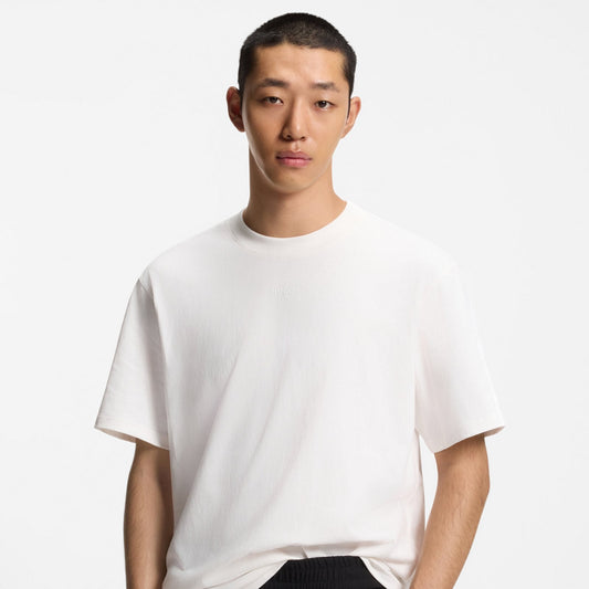 Hugo Relaxed-Fit T-Shirt With Centered Logo Detail — White
