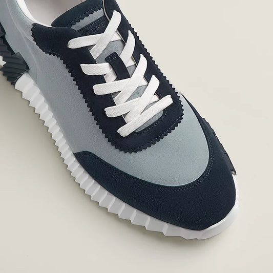 Hermès Bouncing Sneaker — Navy / White