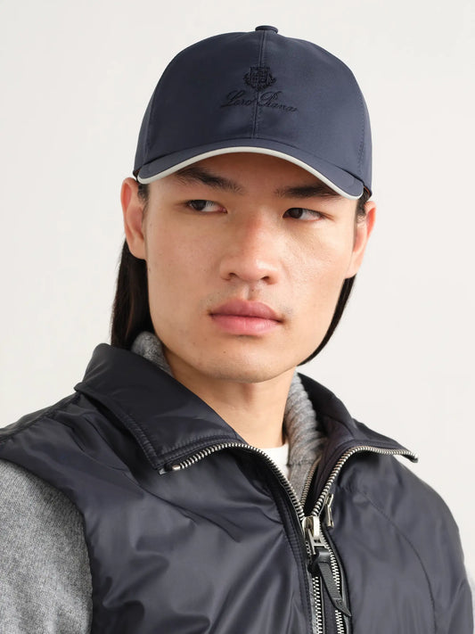 LORO PIANA CAP — Navy