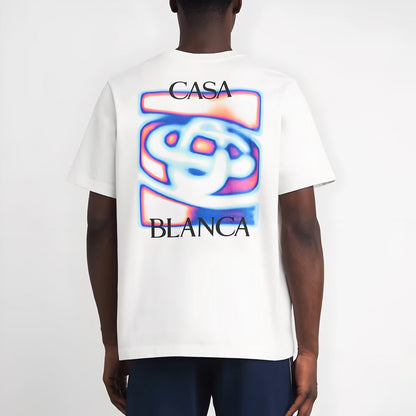 Casa Blanca Heat Map Logo T-Shirt — White