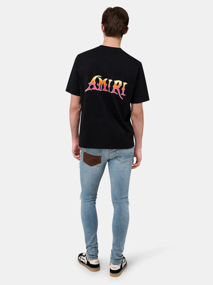 Amiri Jean MX1 Croc — INDIGO