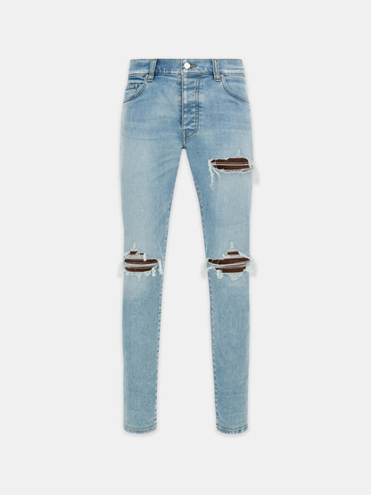 Amiri Jean MX1 Croc — INDIGO