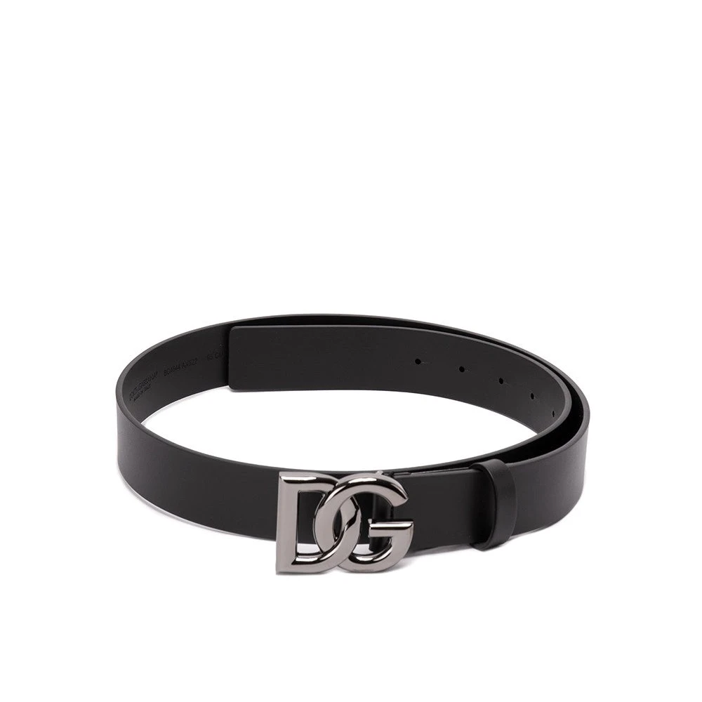 Dolce & Gabbana Belt DG Logo — Black