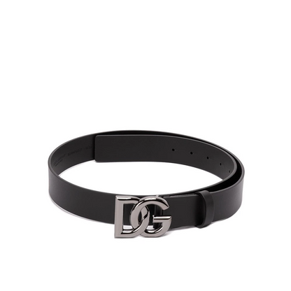 Dolce & Gabbana Belt DG Logo — Black