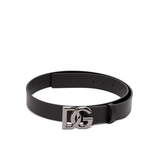 Dolce & Gabbana Belt DG Logo — Black