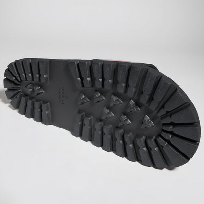Gucci Striped Rubber Sandal — Black