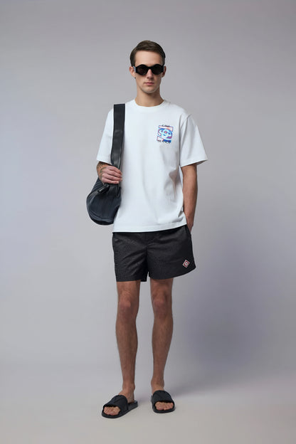 Casa Blanca Heat Map Logo T-Shirt — White