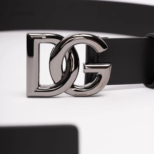 Dolce & Gabbana Belt DG Logo — Black