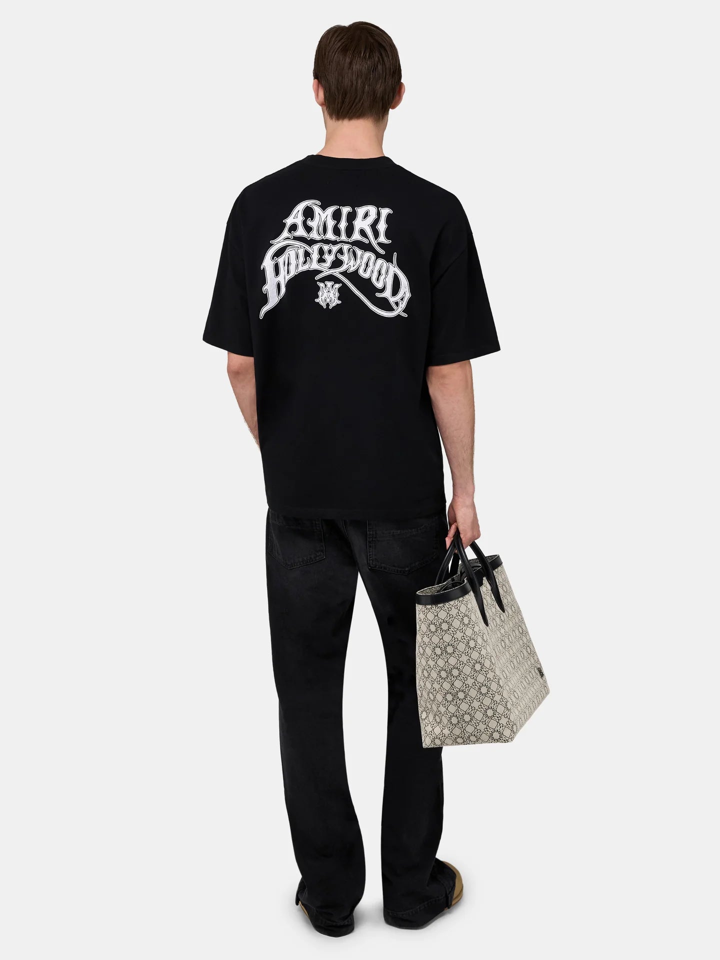 Amiri Hollywood Light  Weight T-Shirt — Black