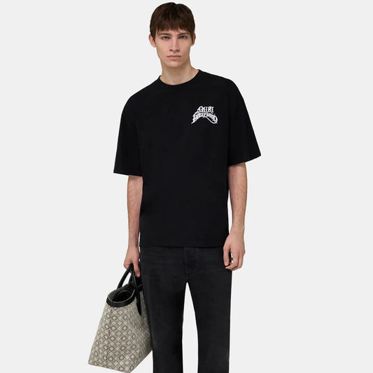 Amiri Hollywood Light  Weight T-Shirt — Black