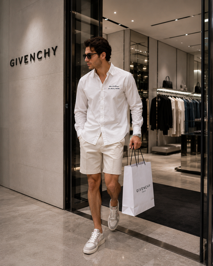 Givenchy Cotton Shirt Poplin — White