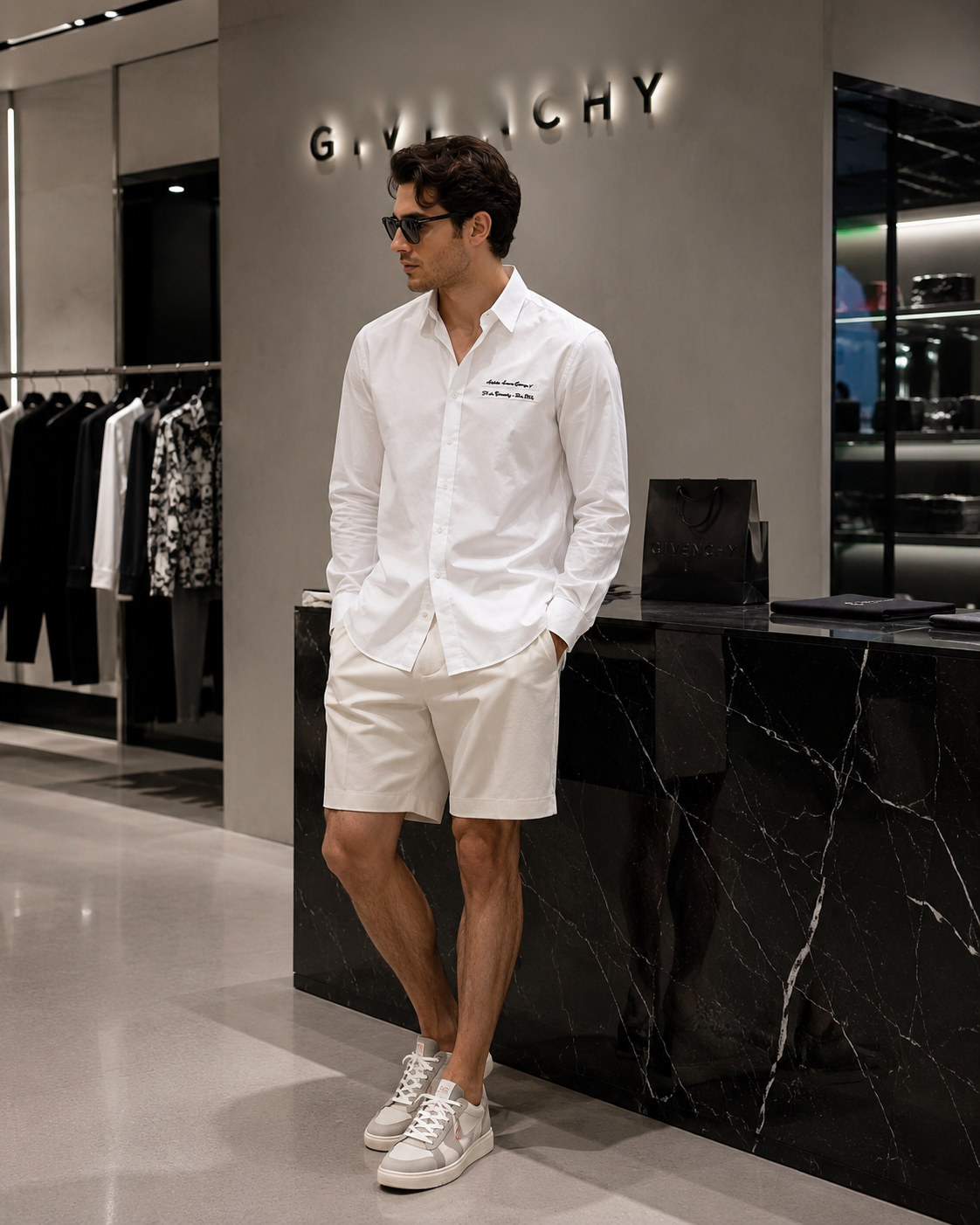 Givenchy Cotton Shirt Poplin — White
