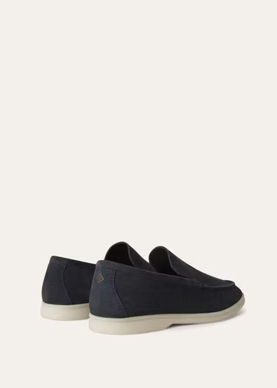 Loro Piana Summer Walk Loafer — Navy