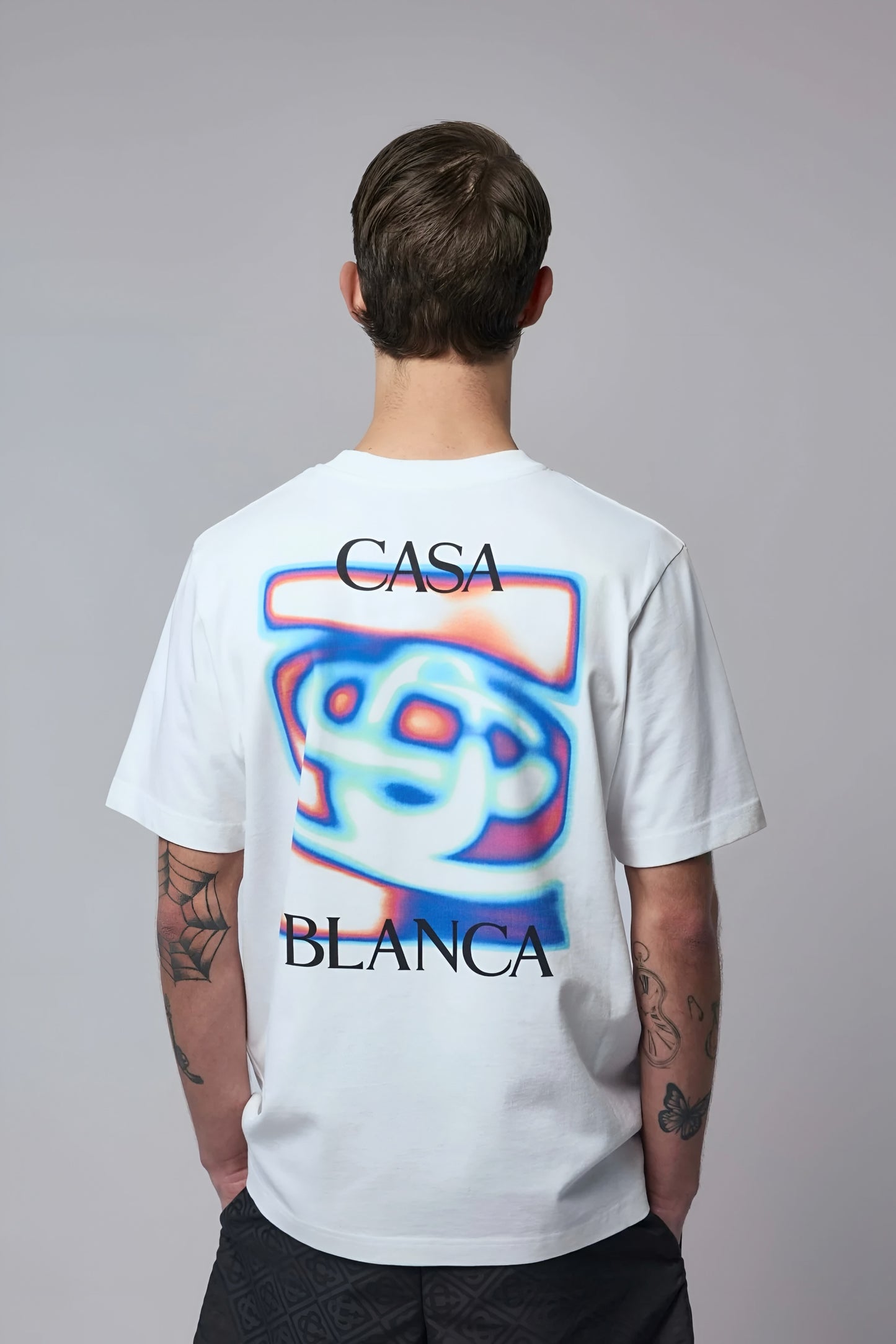 Casa Blanca Heat Map Logo T-Shirt — White