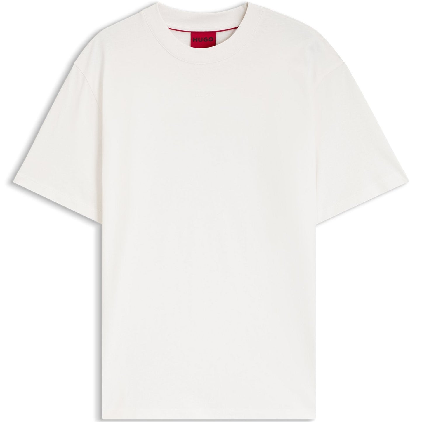 Hugo Relaxed-Fit T-Shirt With Centered Logo Detail — White