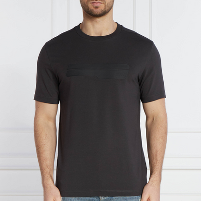 Boss Relaxed-Fit T-Shirt With Logo Detail — Dark Grey