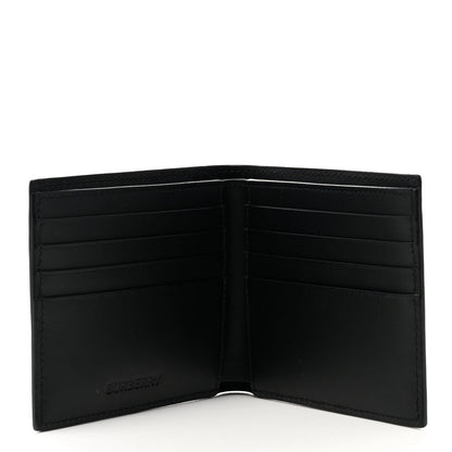 Burberry Horseferry Coordinates Print Wallet — Black