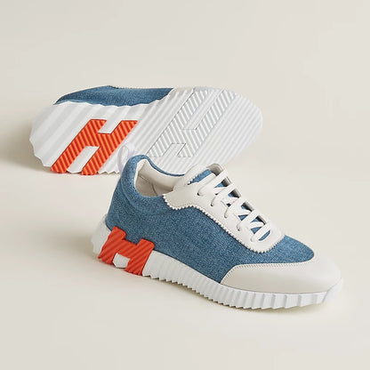 Hermès Bouncing Sneaker — Blue / White