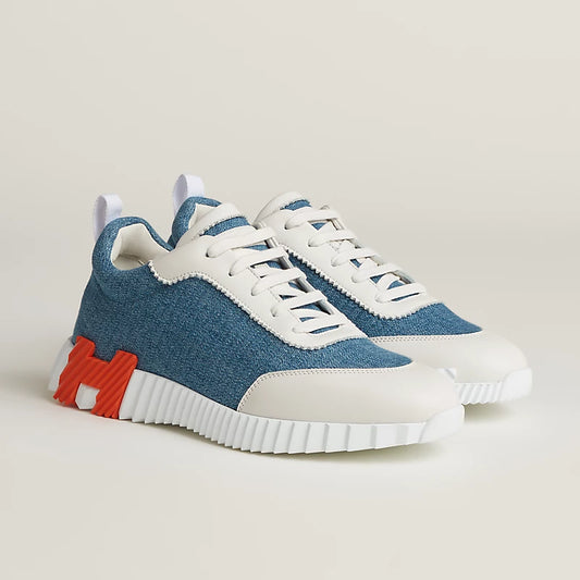 Hermès Bouncing Sneaker — Blue / White