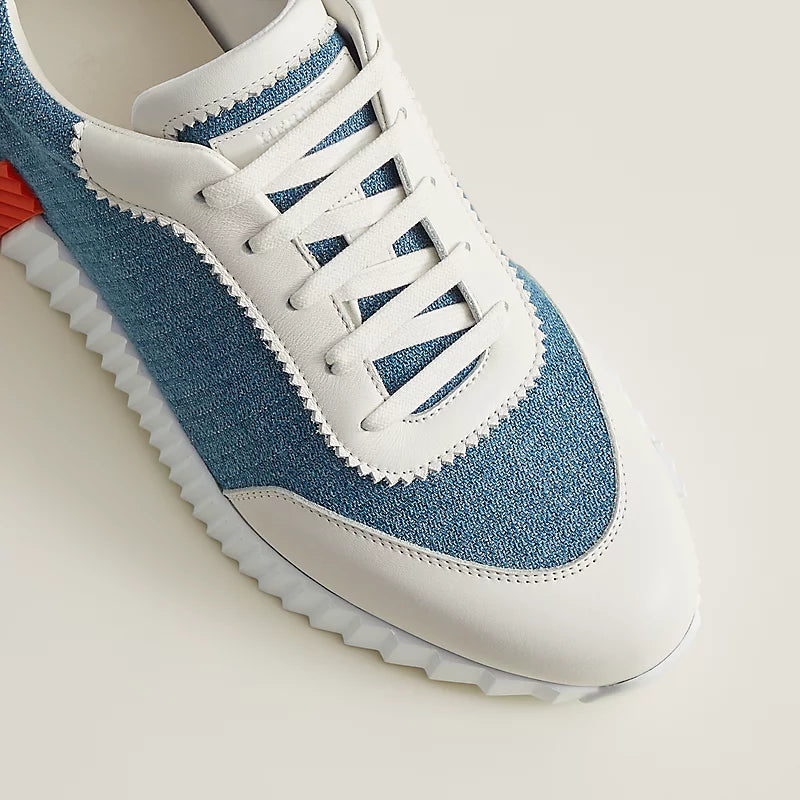 Hermès Bouncing Sneaker — Blue / White
