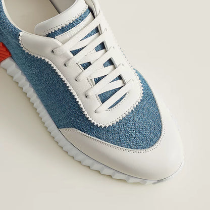 Hermès Bouncing Sneaker — Blue / White