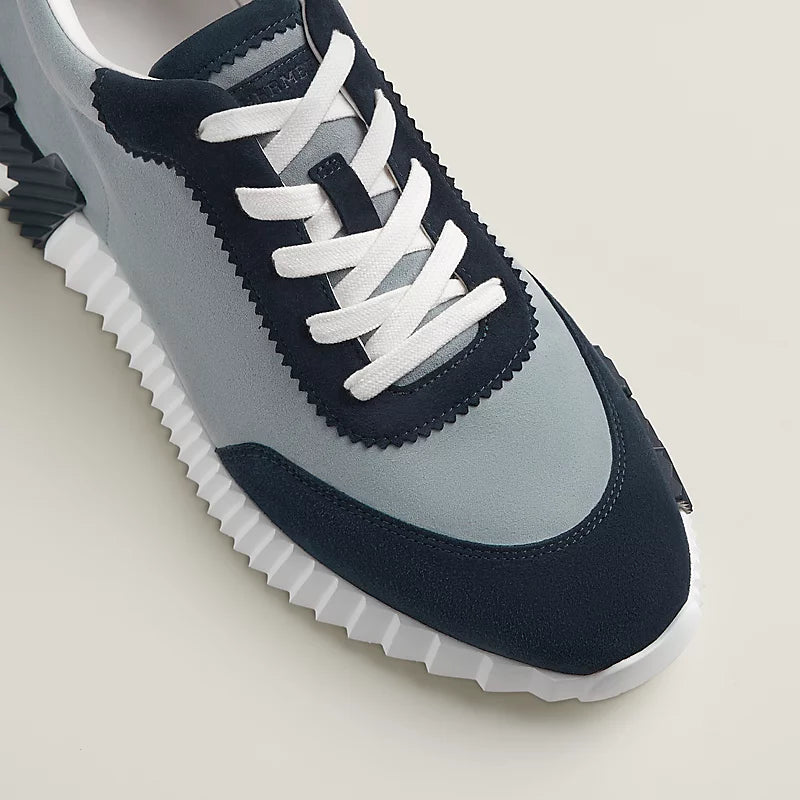 Hermès Bouncing Sneaker — Navy / White