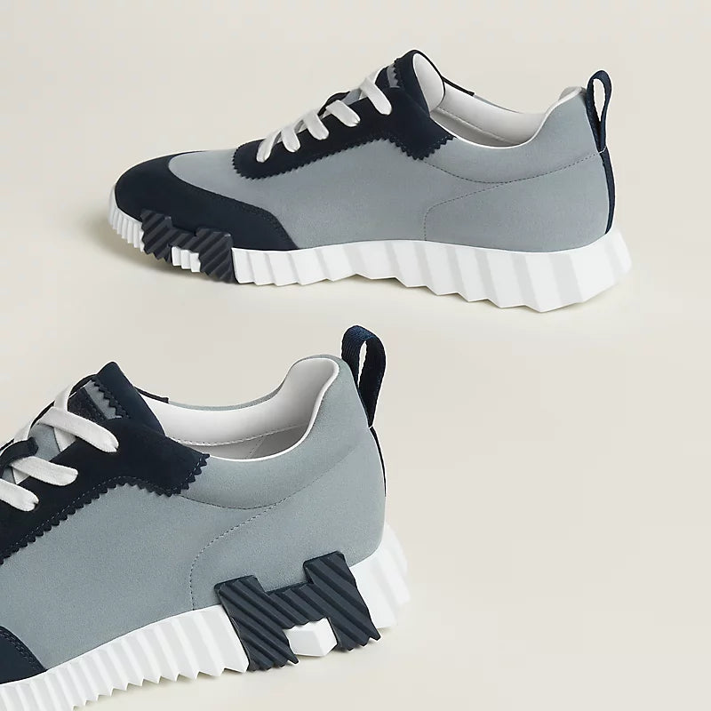 Hermès Bouncing Sneaker — Navy / White
