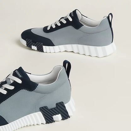 Hermès Bouncing Sneaker — Navy / White