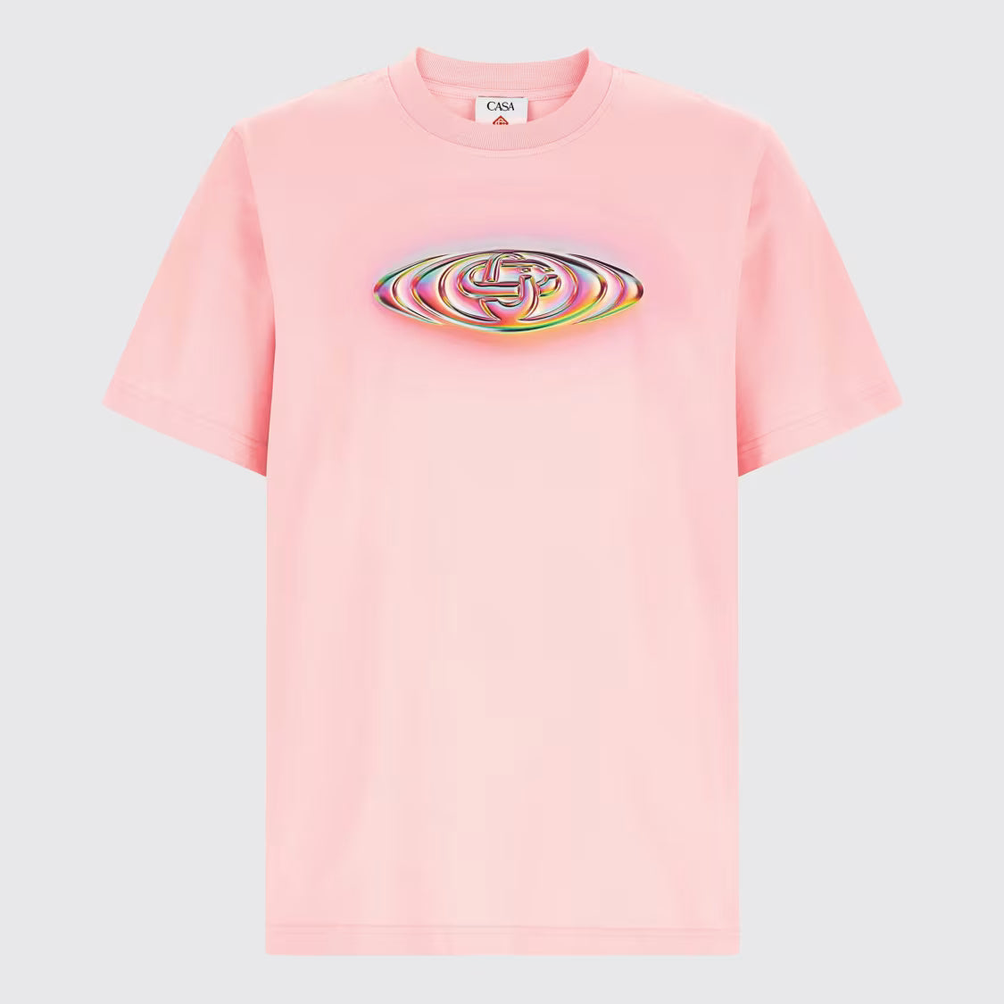 Casa Blanca Glass Logo Classic T-Shirt — Pink