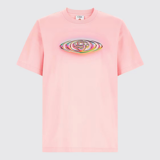 Casa Blanca Glass Logo Classic T-Shirt — Pink