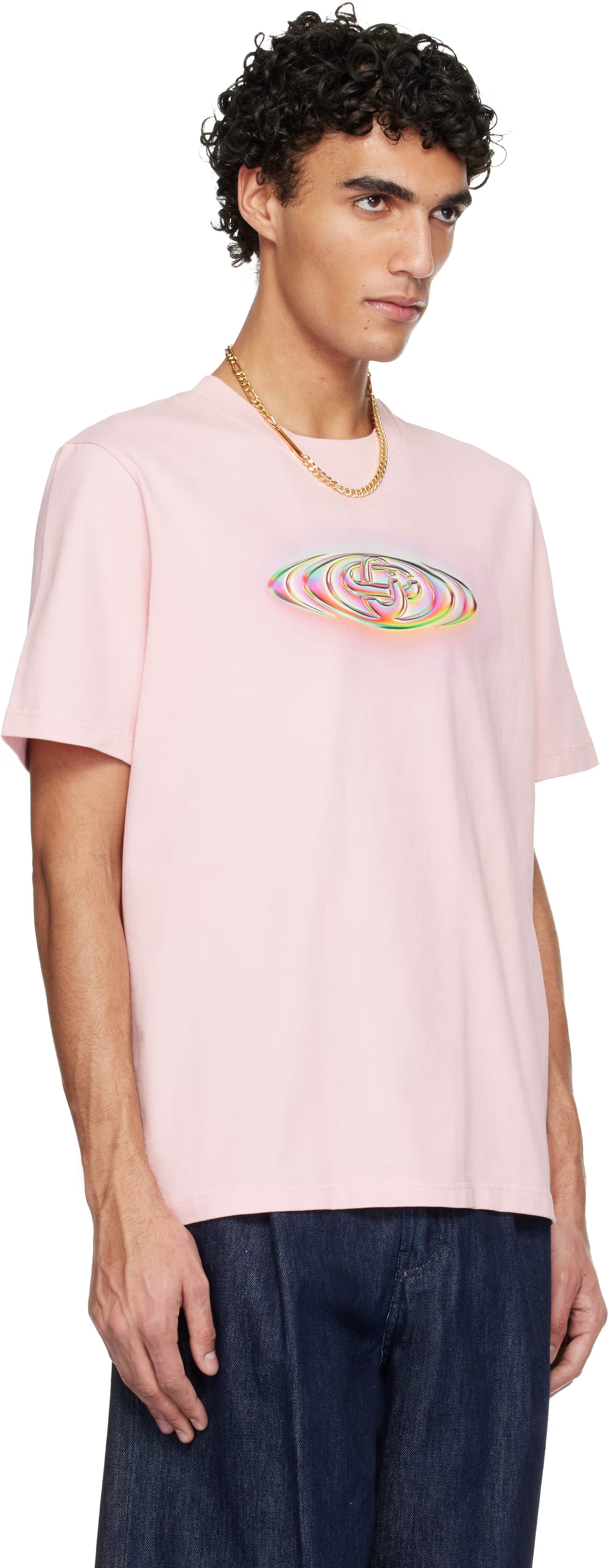 Casa Blanca Glass Logo Classic T-Shirt — Pink