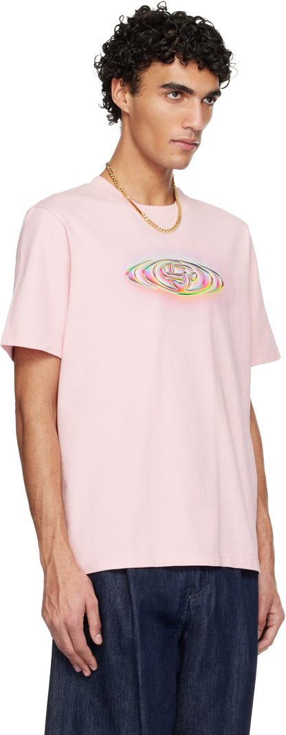 Casa Blanca Glass Logo Classic T-Shirt — Pink