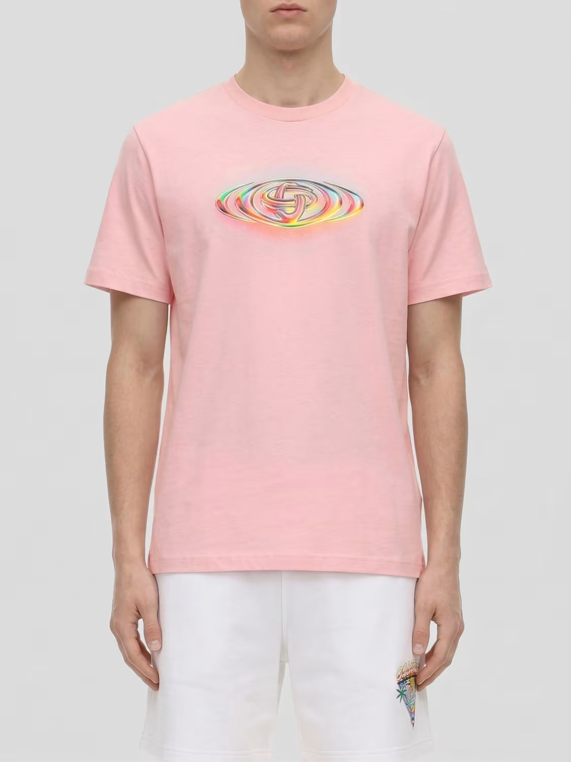 Casa Blanca Glass Logo Classic T-Shirt — Pink