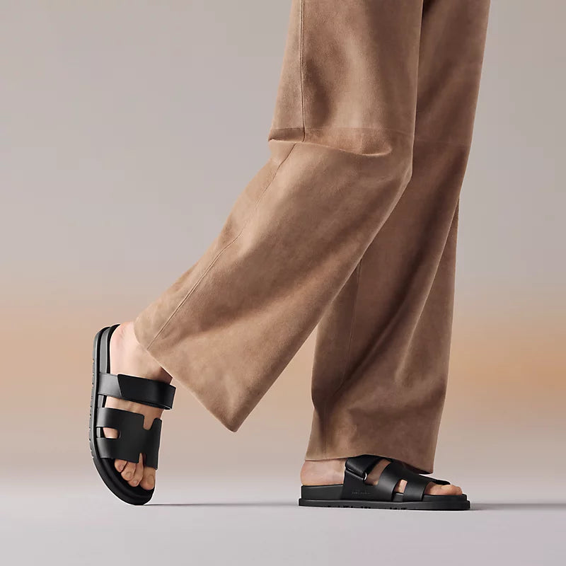 Hermès Chypre Sandal — Black