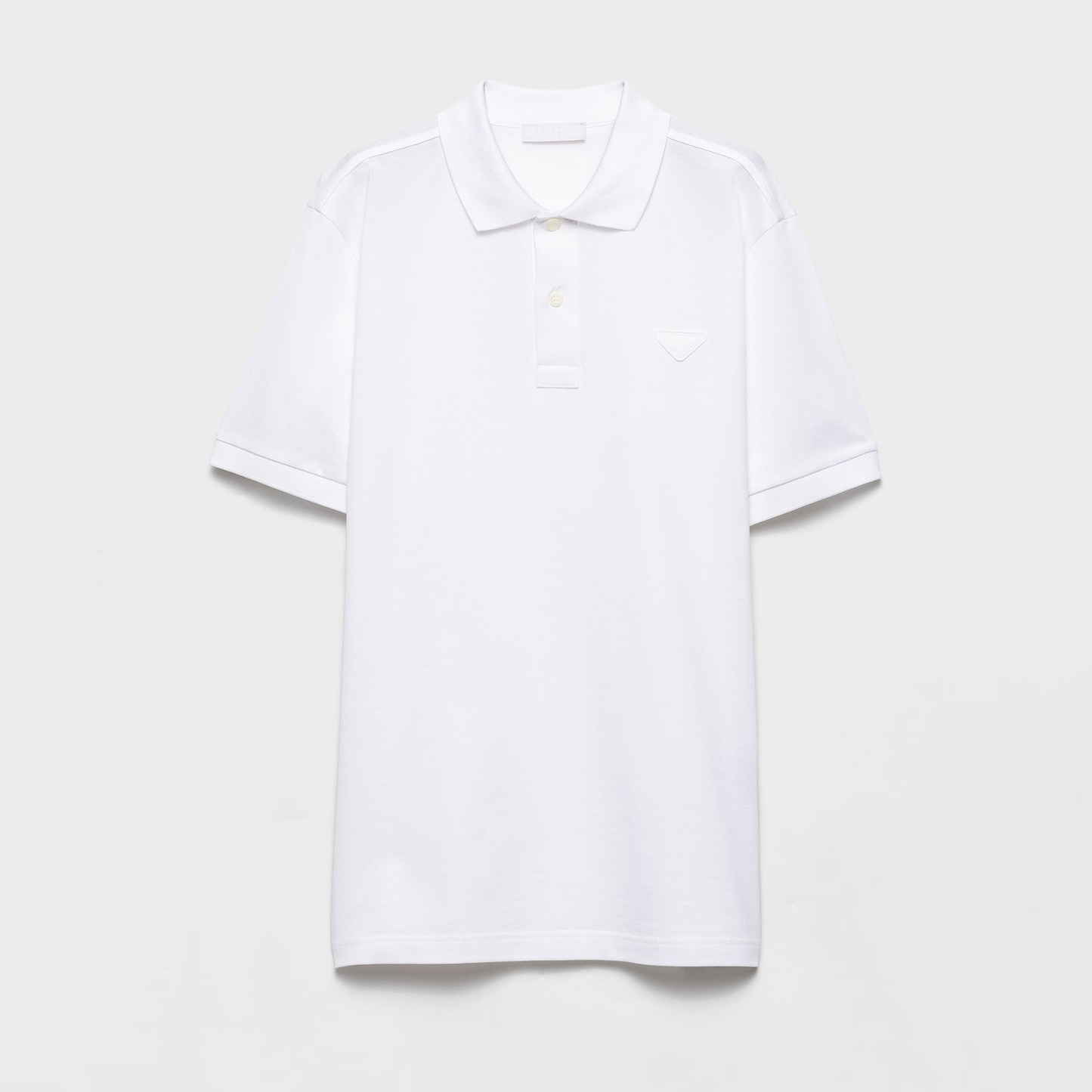 Prada Piqué Polo Shirt — White