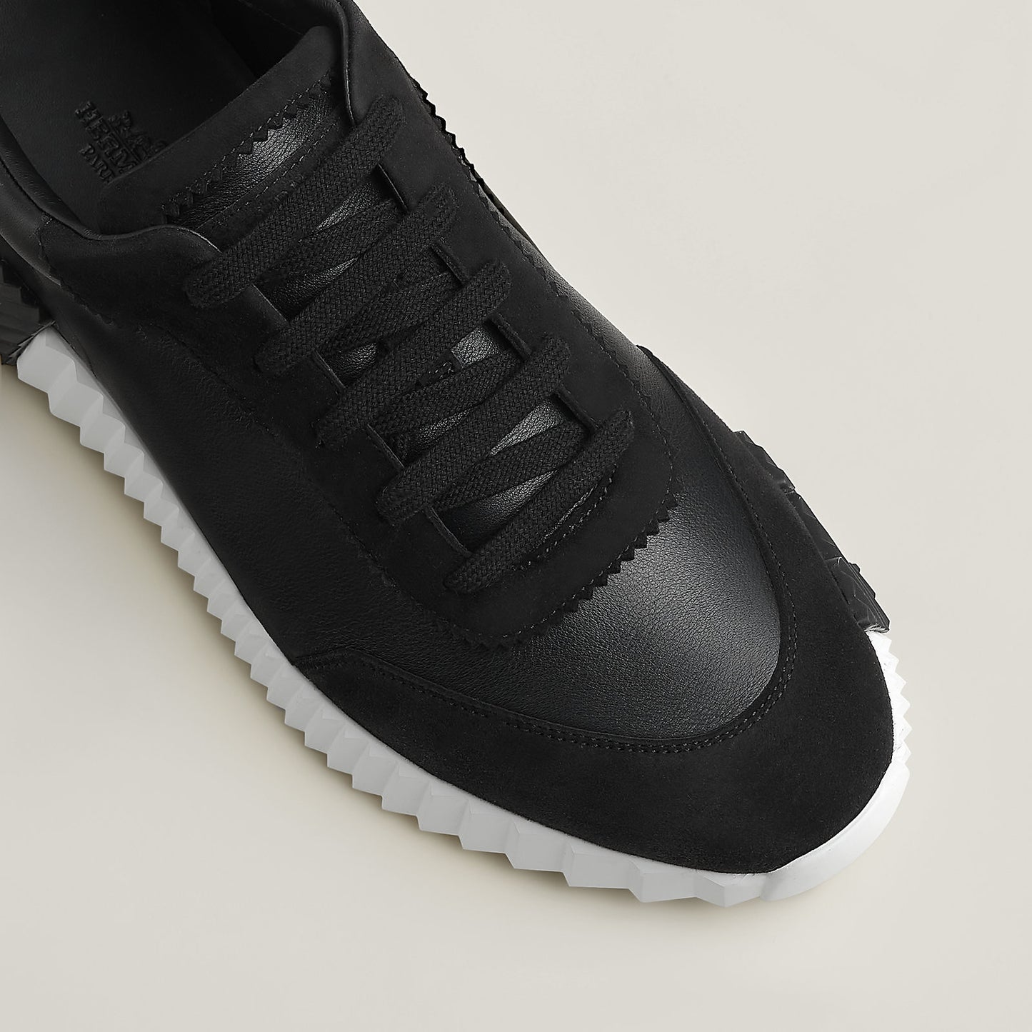 Hermès Bouncing Sneaker — Black / White