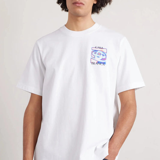 Casa Blanca Heat Map Logo T-Shirt — White