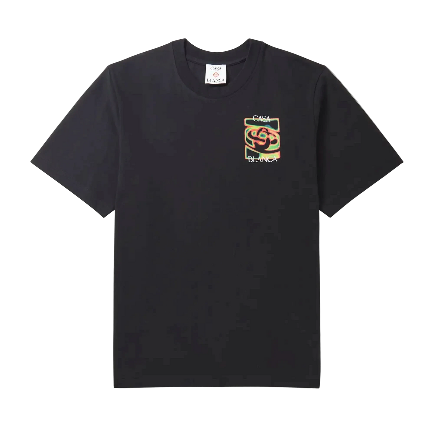 Casa Blanca Heat Map Logo T- Shirt — Black