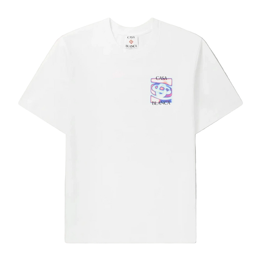Casa Blanca Heat Map Logo T-Shirt — White