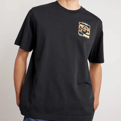 Casa Blanca Heat Map Logo T- Shirt — Black